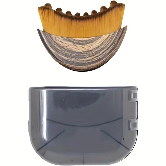 Lymphatic Contour Face Brush Dry Brushing Face Brush Lymphatic Drainage Massager for Face Chin Jawline Sculpting Beauty Tool